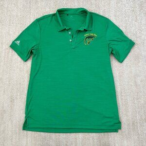 3 for $6 Adidas Green Short Sleeve Golf Polo Shirt Top M CVHS